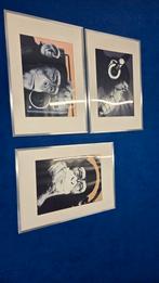 IKEA Ribba Fotolijsten Zilver met Posters, Ophalen of Verzenden