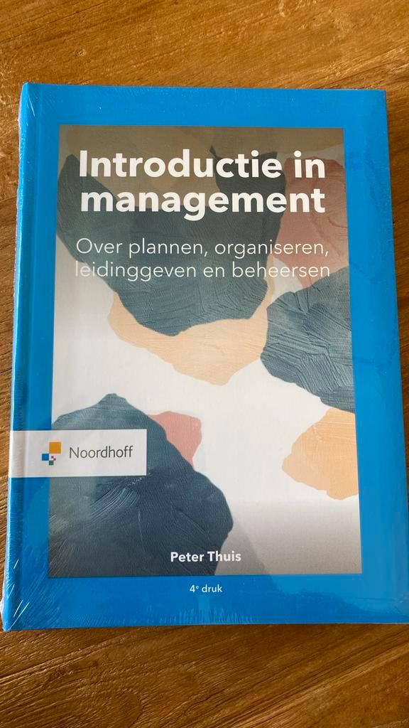 Peter Thuis - Introductie in management, Boeken, Wetenschap, Nieuw, Sociale wetenschap, Ophalen of Verzenden