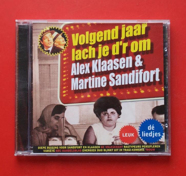 Alex Klaasen & Martine Sandifort Volgend jaar lach je erom, Cd's en Dvd's, Cd's | Humor en Cabaret, Boxset, Ophalen of Verzenden