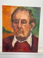 Bep Branca Knoop (1938) Portret Oude man (in gepeins), Ophalen of Verzenden