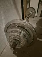 Halterset met Dumbbell en Gewichten, Ophalen, Gebruikt, Rug, Halterset