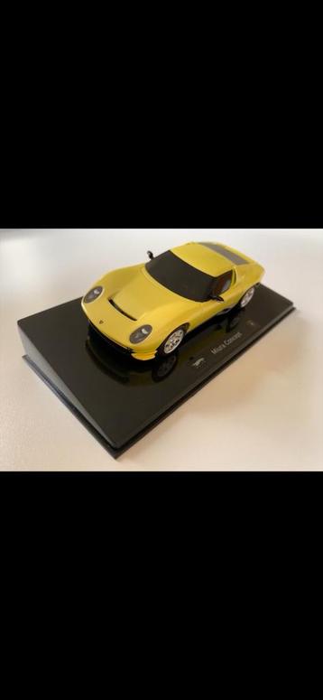 Hot Wheels Lamborghini Miura Concept 1:43 geel beschikbaar voor biedingen
