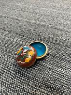 Cloisonne doosje 6cm, Overige kleuren, Ophalen of Verzenden, Minder dan 50 cm, Glas