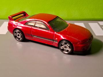 Hotwheels - Nissan Skyline GT-R R33 [rood] 1/60 beschikbaar voor biedingen