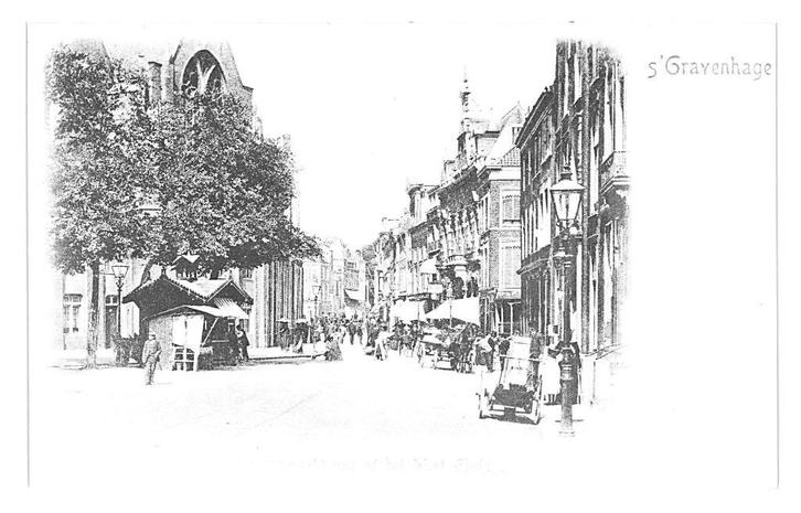 944064 s Gravenhage Dagelijksche Groenmarkt / West Einde Onb, Verzamelen, Ansichtkaarten | Nederland, Ongelopen, Zuid-Holland
