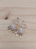 Vintage 830S zilveren Noorse Sølje schroefoorbellen, Sieraden, Tassen en Uiterlijk, Antieke sieraden, Ophalen of Verzenden, Zilver
