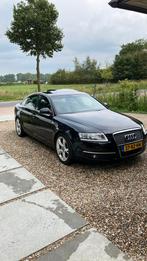 Audi A6 2.4 V6 130KW Multitronic 2005 Zwart, Auto's, Audi, 1800 kg, Zwart, Particulier, 6 cilinders