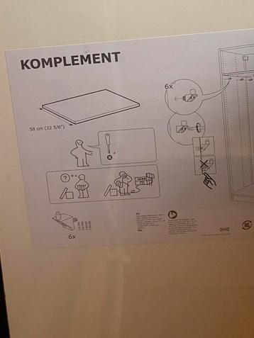IKEA Pax kast planken