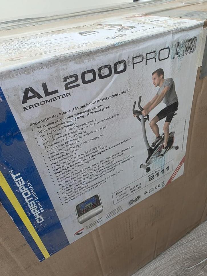 Hometrainer AL2000 Pro – Ergometer – Gloednieuw in Doos!, Sport en Fitness, Fitnessmaterialen, Nieuw, Overige typen, Ophalen of Verzenden