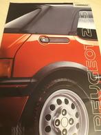 1990 Nederlandse Peugeot 205 cabriolet folder IZGST óók 1600, Peugeot, Ophalen of Verzenden, Zo goed als nieuw