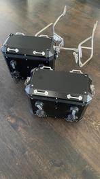 Tiger 1050 aluminium koffers met rek, Ophalen, Zo goed als nieuw