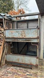 Gitterbox gaascontainer ijzeren bak voor haardhout, Tuin en Terras, Haardhout, Minder dan 3 m³, Ophalen