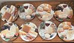 8x kaasbordjes porselein, Huis en Inrichting, Keuken | Servies, Ophalen of Verzenden, Porselein, Overige stijlen, Bord(en)