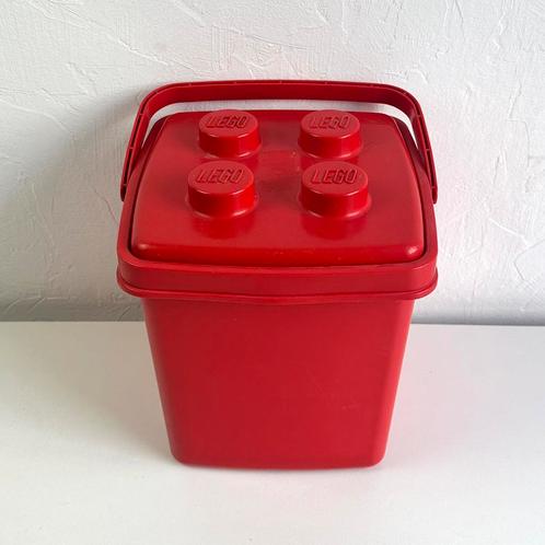 Rode LEGO opbergbak, Kinderen en Baby's, Speelgoed | Duplo en Lego, Zo goed als nieuw, Lego, Complete set, Ophalen of Verzenden