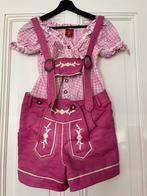 Roze lederhouse en blouse, Carnaval, Ophalen of Verzenden, Kleding, Maat 36 (S)