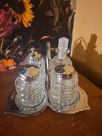 Vintage Bestekset - Zout, Peper, Olie & Azijn, Ophalen of Verzenden, Zo goed als nieuw, Rvs of Chroom, Bestekset