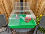 Hamsterkooi met accessoires, Dieren en Toebehoren, Knaagdieren en Konijnen | Hokken en Kooien, Kooi, Gebruikt, Minder dan 75 cm
