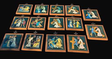 Zeldzaam kunsthandel BORZO De Staties Kruisweg van Christus  beschikbaar voor biedingen