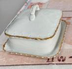 Botervloot Victoria CzechoSlovakian Bone China Butter-dish, Ophalen of Verzenden