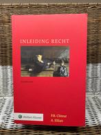 A. Ellian - Inleiding Recht, Ophalen of Verzenden, Zo goed als nieuw, A. Ellian; P.B. Cliteur