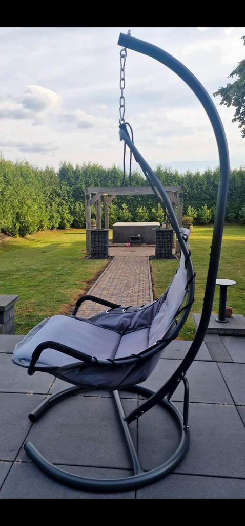 Tuin Hangstoel - Nette Staat, Tuin en Terras, Hangmatten, Gebruikt, Eenpersoons, Met standaard, Buiten, Ophalen