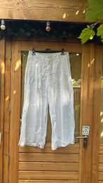 Didi witte linnen  broek 42, Ophalen of Verzenden, Zo goed als nieuw, Maat 42/44 (L), Wit