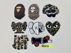 Stickers hypebeast Bape Undefeated CDG Kaws camouflage, Verzenden, Nieuw, Overige typen