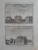 A 55-56 / Huis De Voorst Zutphen en Huis het Velde Voorst, Antiek en Kunst, Kunst | Etsen en Gravures, Ophalen of Verzenden