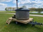 Houtgestookte hottub te huur. Inclusief aanhanger, Tuin en Terras, Jacuzzi's, Nieuw, Ophalen of Verzenden