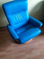 **STRESSLESS** FAUTEUIL** Z.G.A.N.** Met HOCKER** STRESSLESS, Ophalen, Minder dan 75 cm, Leer, Zo goed als nieuw