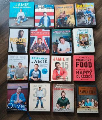 Jamie Oliver Kookboeken Collectie beschikbaar voor biedingen