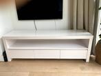 Hoogglans wit TV meubel, Huis en Inrichting, Minder dan 100 cm, Minder dan 50 cm, Gebruikt, 50 tot 75 cm