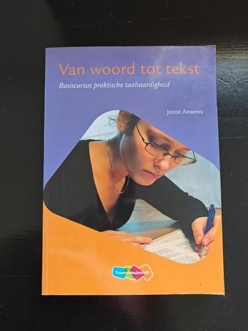 J.J. Ansems - Van woord tot tekst beschikbaar voor biedingen