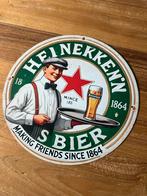 Biermerk, Ophalen of Verzenden, Zo goed als nieuw, Reclamebord, Plaat of Schild, Heineken