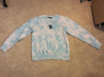 Sisters by Safety pin Tie Dye sweater. Blauw. Maat S beschikbaar voor biedingen