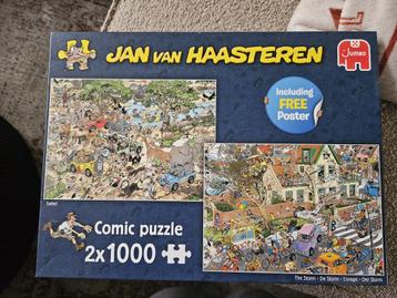 Jan van haasteren puzzel 2x1000 stuks beschikbaar voor biedingen