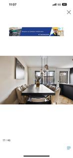 Dubbelman eettafel 230 lang, Gebruikt, 200 cm of meer, Vijf personen of meer, Rechthoekig