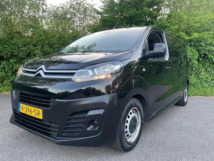 Citroen Jumpy 1.6 Blue HDI 95 Club M BUS Zwart Black, Auto's, Bestelauto's, Bedrijf, Te koop, ABS, Airbags, Airconditioning, Bluetooth