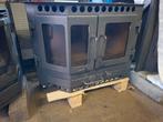 barbas inzetkachel hoek Links open, Gebruikt, Houtkachel, Ophalen of Verzenden, Inbouw
