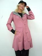 *Abfab Vintage Roze Tussendoor Mantel M*, Ophalen of Verzenden, Zo goed als nieuw, Roze, Matkalla