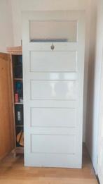 Jaren 30 deur/binnendeur/paneeldeur/vintage, Ophalen, 80 tot 100 cm, Binnendeur, Zo goed als nieuw