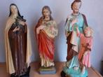 Drie heilige beelden uit gips., Ophalen of Verzenden
