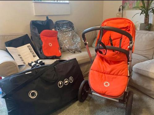 Complete Bugaboo kinderwagen + extra’s, Kinderen en Baby's, Kinderwagens en Combinaties, Gebruikt, Combiwagen, Bugaboo, Met reiswieg
