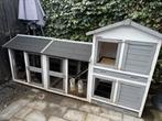 Groot konijnen hok met ren - wegens verhuizing, Ophalen, 110 cm of meer, Zo goed als nieuw, 90 cm of meer
