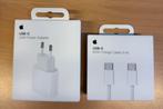 Apple USB-C Power Adapter + 60W Apple USB-C kabel, Telecommunicatie, Mobiele telefoons | Telefoon-opladers, Ophalen of Verzenden