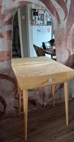 Houten make-up tafel met spiegel, Ophalen, Minder dan 50 cm, Gebruikt, Minder dan 100 cm
