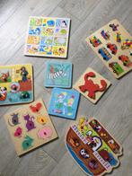 Houten puzzels, Kinderen en Baby's, Speelgoed | Kinderpuzzels, Gebruikt, Ophalen of Verzenden