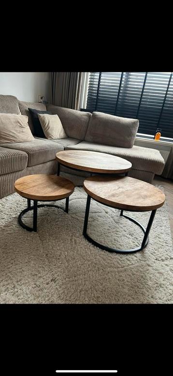 Mango salontafels set van 3  beschikbaar voor biedingen