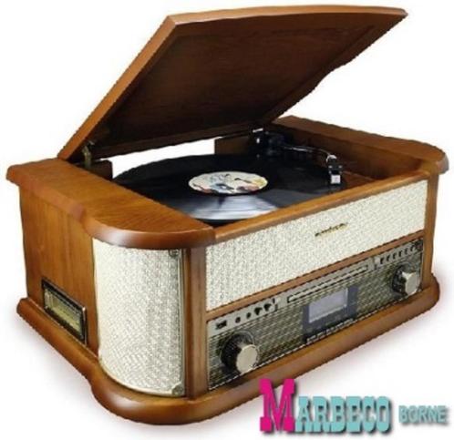 Retro DAB+ Radio, CD, MP3, Turntable, Cass, USB Rec, NR566BE, Audio, Tv en Foto, Radio's, Nieuw, Radio, Met cd-speler, Ophalen of Verzenden