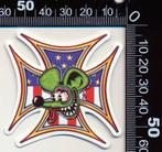 Sticker: Rat Fink (44), Ophalen of Verzenden, Zo goed als nieuw, Auto of Motor